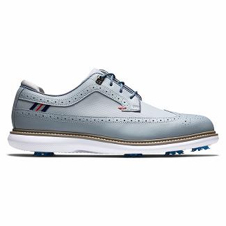 Scarpe Golf Footjoy Uomo Traditions Spikes Grigie Italia ZCG134726